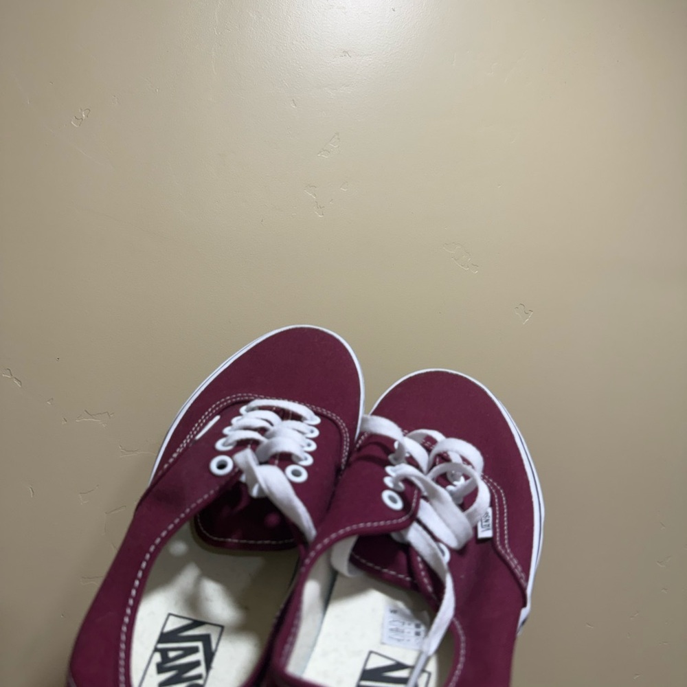 Vans Burgundy Shoes